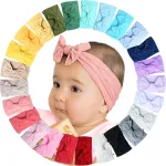 kangaroo 25 Colors Baby Bows Headbands For Baby Girls,Newborn Infant Toddler Hairbands and Child Hair Accessories