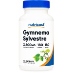 Nutricost Gymnema Sylvestre 3,500mg (20:1 Extract) from 175mg, 180 Capsules - Non-GMO, Gluten Free, and Vegetarian Friendly
