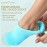 Moisturizing Socks - Foot Care Gel Silicone Aloe Spa Socks (Up to Size 8.5) Infused with Vitamin E & JoJoba Oil - Self Care Gifts for Women