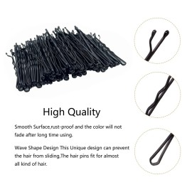 KANPRINCESS 100PCS 2Inches Hair Pins Kit Secure Hold Bobby Pins Clips for Women Girls and Hairdressing Salon With Clear Storage Box(Black) KANPRINCESS 100PCS 2Inches Hair Pins Kit Secure Hold Bobby Pins Clips for Women Girls and Hairdressing Salon With Clear Storage Box(Black)