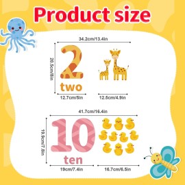 Large Number Wall Decals Stickers Educational Learning Wall Sticker Animal Arabic Numbers 1-10 Vinyl Counting Decals Peel and Stick Removable for Children Kids Toddlers Classroom Playroom Daycare Large Number Wall Decals Stickers Educational Learning Wall Sticker Animal Arabic Numbers 1-10 Vinyl Counting Decals Peel and Stick Removable for Children Kids Toddlers Classroom Playroom Daycare