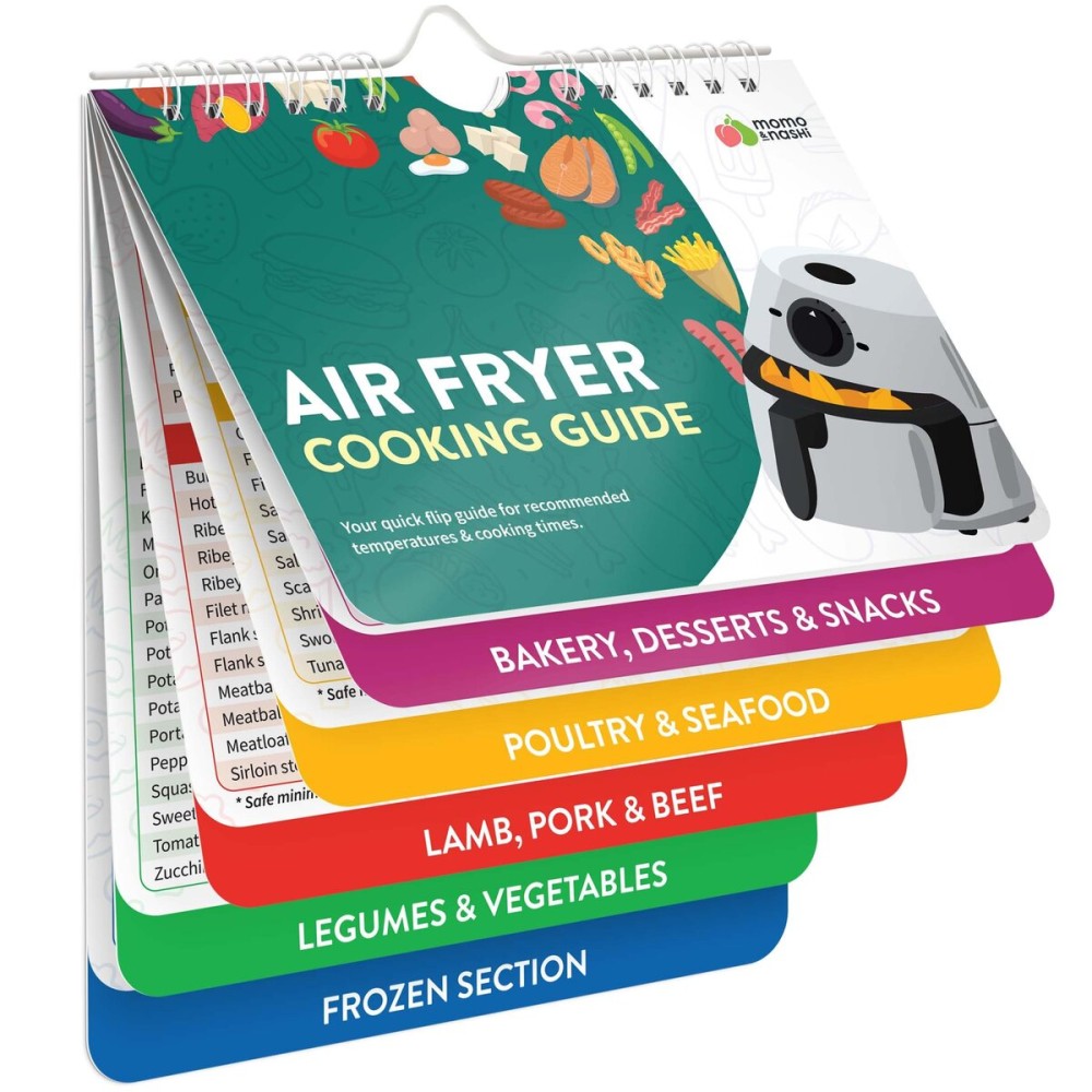 Air Fryer Cheat Sheet Magnets Cooking Guide Booklet - Air Fryer Cookbooks - Air Fryer Liners - Air Fryers Kitchen Gifts Gadgets 2025 - Air Fryer Accessories - Air Fryer Cooking Guide Air Fryer Cheat Sheet Magnets Cooking Guide Booklet - Air Fryer Cookbooks - Air Fryer Liners - Air Fryers Kitchen Gifts Gadgets 2025 - Air Fryer Accessories - Air Fryer Cooking Guide