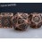 ARUOHHA DND Metal Dice Set with Gift Box, Role Playing Game 6 Sided Polyhedra Dice Set for RPG Board Games, D and D Dice D20 D12 D10 D8 D6 D4