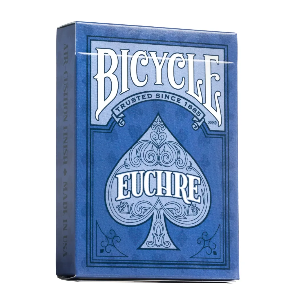 Bicycle Euchre Playing Card Deck - 9 Through Ace - Double Deck, Blue Bicycle Euchre Playing Card Deck - 9 Through Ace - Double Deck, Blue