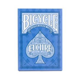 Bicycle Euchre Playing Card Deck - 9 Through Ace - Double Deck, Blue Bicycle Euchre Playing Card Deck - 9 Through Ace - Double Deck, Blue