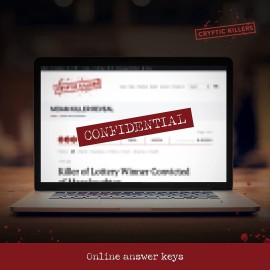 Cryptic Killers Unsolved Murder Mystery Game - Cold Case File Investigation - Detective Clues/Evidence - Solve The Crime - for Individuals, Date Nights & Party Groups - Murder of a Millionaire Cryptic Killers Unsolved Murder Mystery Game - Cold Case File Investigation - Detective Clues/Evidence - Solve The Crime - for Individuals, Date Nights & Party Groups - Murder of a Millionaire