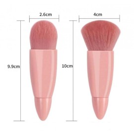 Easy-taken Travel Makeup Brush Set, COSHINE 5pcs Mini Complete Function Cosmetic Brushes Kit (5pcs with mirror) Easy-taken Travel Makeup Brush Set, COSHINE 5pcs Mini Complete Function Cosmetic Brushes Kit (5pcs with mirror)