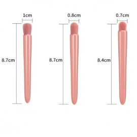 Easy-taken Travel Makeup Brush Set, COSHINE 5pcs Mini Complete Function Cosmetic Brushes Kit (5pcs with mirror) Easy-taken Travel Makeup Brush Set, COSHINE 5pcs Mini Complete Function Cosmetic Brushes Kit (5pcs with mirror)