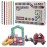 LENDOD 18 Pack Wacky Tracks Snap and Click Fidget Toys Finger Sensory Toys, 24 Links Snake Puzzles for Stress Relief, Party Bag Fillers, Party Supplies