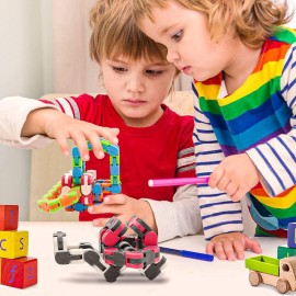 LENDOD 18 Pack Wacky Tracks Snap and Click Fidget Toys Finger Sensory Toys, 24 Links Snake Puzzles for Stress Relief, Party Bag Fillers, Party Supplies LENDOD 18 Pack Wacky Tracks Snap and Click Fidget Toys Finger Sensory Toys, 24 Links Snake Puzzles for Stress Relief, Party Bag Fillers, Party Supplies