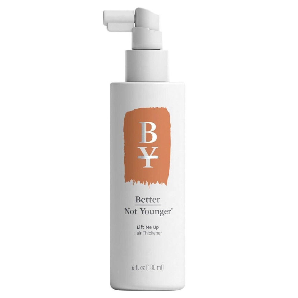 Better Not Younger - Lift Me Up Hair Thickener Spray 6fl.oz. for Women Over 40, Helps in Volumizing, Nourishing Scalp, Adds Texture for Visibible Fuller Hair - Non-Sticky Better Not Younger - Lift Me Up Hair Thickener Spray 6fl.oz. for Women Over 40, Helps in Volumizing, Nourishing Scalp, Adds Texture for Visibible Fuller Hair - Non-Sticky