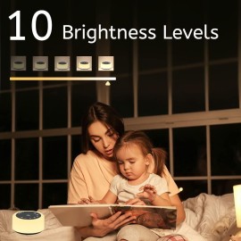 Soother Sleep Sound Machine Night Light White Noise Machine with 30 Soothing Sounds & 12 Color Night Lights for Baby Kids Adults Brown Noise Machine with Timer & Continuous Play for Home Travel Office Soother Sleep Sound Machine Night Light White Noise Machine with 30 Soothing Sounds & 12 Color Night Lights for Baby Kids Adults Brown Noise Machine with Timer & Continuous Play for Home Travel Office