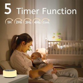 Soother Sleep Sound Machine Night Light White Noise Machine with 30 Soothing Sounds & 12 Color Night Lights for Baby Kids Adults Brown Noise Machine with Timer & Continuous Play for Home Travel Office Soother Sleep Sound Machine Night Light White Noise Machine with 30 Soothing Sounds & 12 Color Night Lights for Baby Kids Adults Brown Noise Machine with Timer & Continuous Play for Home Travel Office