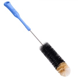 MOSOLAN Bottle Cleaning Brush, 17 Inches Extra Long Handle Water Bottle Brush, Flexible Bendable Cleaner for Washing Narrow Neck Bottles, Wine Decanter, Kombucha, Pipes, Beer Brewing Supplies, 2 Pack MOSOLAN Bottle Cleaning Brush, 17 Inches Extra Long Handle Water Bottle Brush, Flexible Bendable Cleaner for Washing Narrow Neck Bottles, Wine Decanter, Kombucha, Pipes, Beer Brewing Supplies, 2 Pack