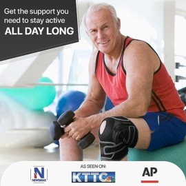 DR. BRACE ELITE Knee Brace with Side Stabilizers & Patella Gel Pads for Maximum Knee Pain Support and fast recovery for men and women-Please Check How To Size Video (Mercury, Large) DR. BRACE ELITE Knee Brace with Side Stabilizers & Patella Gel Pads for Maximum Knee Pain Support and fast recovery for men and women-Please Check How To Size Video (Mercury, Large)