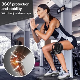 DR. BRACE ELITE Knee Brace with Side Stabilizers & Patella Gel Pads for Maximum Knee Pain Support and fast recovery for men and women-Please Check How To Size Video (Mercury, Large) DR. BRACE ELITE Knee Brace with Side Stabilizers & Patella Gel Pads for Maximum Knee Pain Support and fast recovery for men and women-Please Check How To Size Video (Mercury, Large)