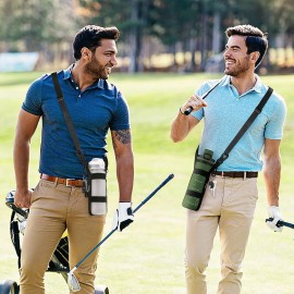 EasyAcc Water Bottle Holder Strap Sling, for Owala FreeSip 24 32 40 oz, Hydro Flask, Yeti, Stanley Flip, Universal Water Bottles, with Carabiner, for Walking Hiking Curise Travel (Bottle Excluded)