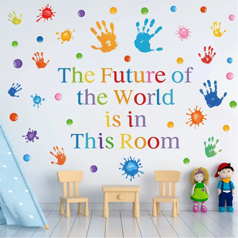 Colorful Inspirational Quotes Wall Decals Vinyl Paint Splatter Handprint Wall Stickers Motivational Sticker Positive Saying Wall Decals for Classroom School Kids Bedroom Playroom Nursery Wall Decor Colorful Inspirational Quotes Wall Decals Vinyl Paint Splatter Handprint Wall Stickers Motivational Sticker Positive Saying Wall Decals for Classroom School Kids Bedroom Playroom Nursery Wall Decor