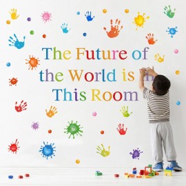 Colorful Inspirational Quotes Wall Decals Vinyl Paint Splatter Handprint Wall Stickers Motivational Sticker Positive Saying Wall Decals for Classroom School Kids Bedroom Playroom Nursery Wall Decor Colorful Inspirational Quotes Wall Decals Vinyl Paint Splatter Handprint Wall Stickers Motivational Sticker Positive Saying Wall Decals for Classroom School Kids Bedroom Playroom Nursery Wall Decor