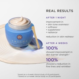 TATCHA Indigo Overnight Repair | Face Cream & Serum Treatment, Fragrance Free Night Cream, 50 ml | 1.7 oz TATCHA Indigo Overnight Repair | Face Cream & Serum Treatment, Fragrance Free Night Cream, 50 ml | 1.7 oz
