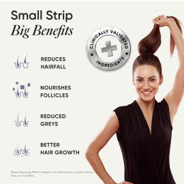 Wellbeing Nutrition Melts Healthy Hair (30 Oral Thin Strips) with Plant Based Biotin, Zinc, Bamboo Extract, Folic acid for Hair Nourishment, Strength and Thickness Wellbeing Nutrition Melts Healthy Hair (30 Oral Thin Strips) with Plant Based Biotin, Zinc, Bamboo Extract, Folic acid for Hair Nourishment, Strength and Thickness