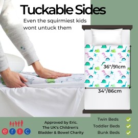 Hygge Sheets Potty Training Pee Pads for Kids, Toddlers - 100% Waterproof, Non Slip Bed Wetting Pad for Twin Beds - Washable, Reusable Mattress & Sheet Protector - Dinosaur Hygge Sheets Potty Training Pee Pads for Kids, Toddlers - 100% Waterproof, Non Slip Bed Wetting Pad for Twin Beds - Washable, Reusable Mattress & Sheet Protector - Dinosaur