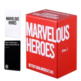 Marvel Heroes Card Game Card Games for Adults and Family, Party Games for Game Night Marvel Heroes Card Game Card Games for Adults and Family, Party Games for Game Night