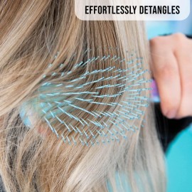 FRAMAR Purple Hair Brush Detangler, Detangling Hairbrush For Women, Wet Hair Brush For Girls, Hair Detangler Brush, Wet Hairbrush, Hairbrushes, Girls Hairbrush Detangler, Reduces Frizz - Tie Dye FRAMAR Purple Hair Brush Detangler, Detangling Hairbrush For Women, Wet Hair Brush For Girls, Hair Detangler Brush, Wet Hairbrush, Hairbrushes, Girls Hairbrush Detangler, Reduces Frizz - Tie Dye