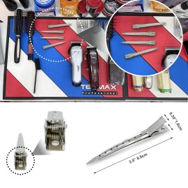 HiJeaton 24Pcs Metal Duck Billed Hair Clips for Women Styling Sectioning, Silver Hair Pins for Long Hair, Alligator Curl Loc Clips for Thick Hair Roller, Salon, Bows DIY HiJeaton 24Pcs Metal Duck Billed Hair Clips for Women Styling Sectioning, Silver Hair Pins for Long Hair, Alligator Curl Loc Clips for Thick Hair Roller, Salon, Bows DIY