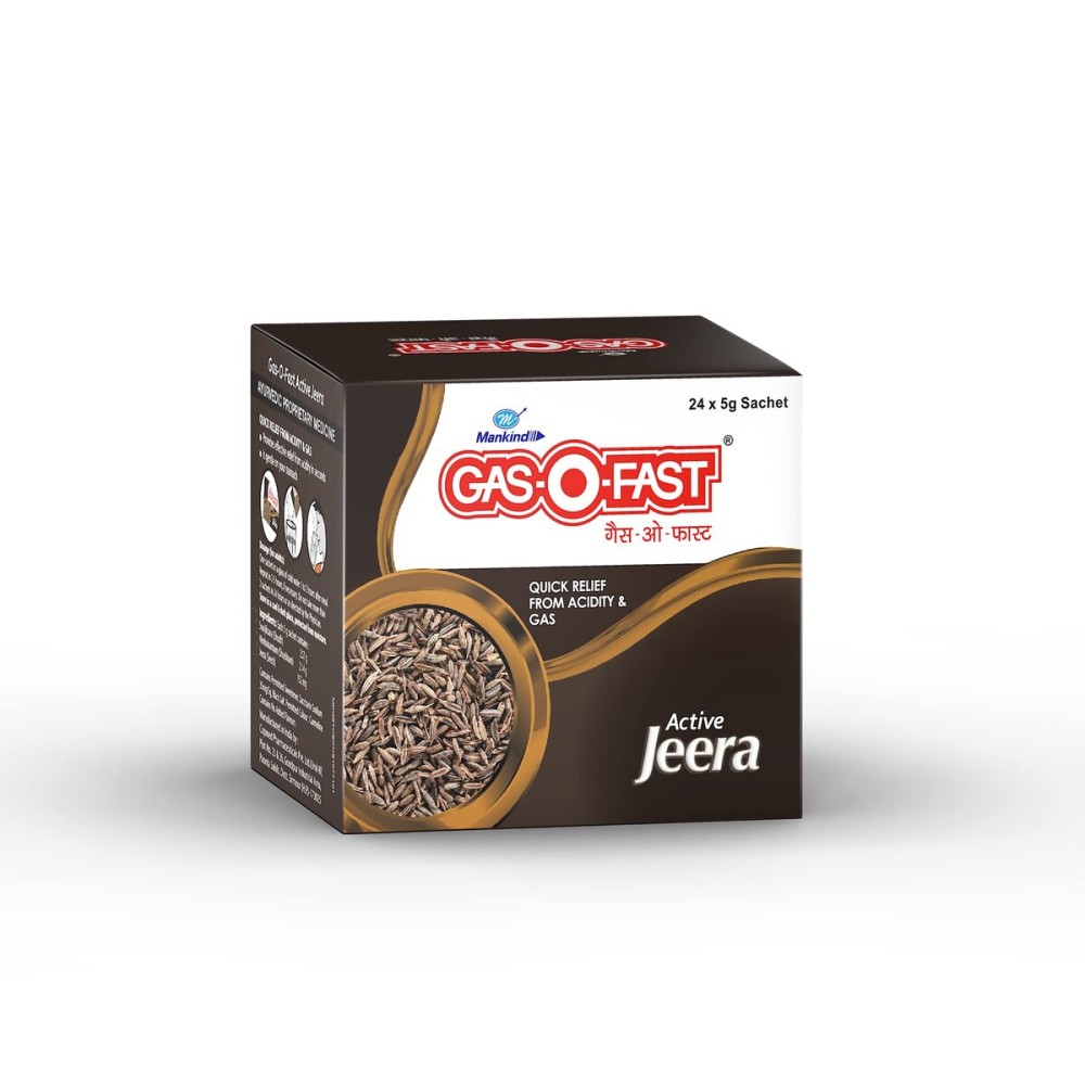 MANKIND CONFETTIWOW Mankind Gas-O-Fast for Relieving Acidity, Active Jeera- 5 g Sachet (Pack of 24) MANKIND CONFETTIWOW Mankind Gas-O-Fast for Relieving Acidity, Active Jeera- 5 g Sachet (Pack of 24)