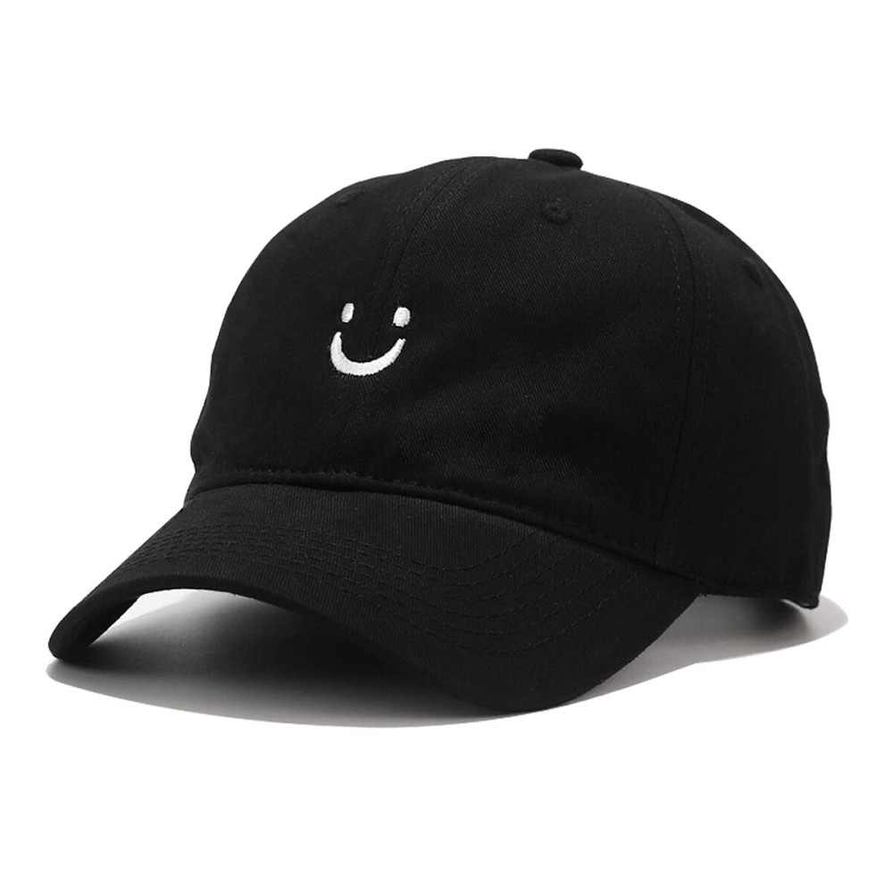 Umeepar Smile Face Baseball Cap for Women Men Adjustable Low Profile Unstructured Cotton Dad Hat (US, Alpha, One Size, Black) Umeepar Smile Face Baseball Cap for Women Men Adjustable Low Profile Unstructured Cotton Dad Hat (US, Alpha, One Size, Black)