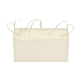 YeeMan Linen Baby Bedside Hanging Storage Bag,2 Pockets Organizer for Baby Cribs and Toys (Burlywood) YeeMan Linen Baby Bedside Hanging Storage Bag,2 Pockets Organizer for Baby Cribs and Toys (Burlywood)