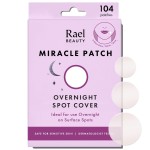 Rael Pimple Patches - Miracle Overnight Spot Cover, Thicker & Extra Adhesion, Hydrocolloid Acne Treatment for Face, Zits & Blemishes, Korean Skin Care, Vegan & Cruelty-Free, 3 Sizes (104 Count)