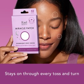 Rael Pimple Patches - Miracle Overnight Spot Cover, Thicker & Extra Adhesion, Hydrocolloid Acne Treatment for Face, Zits & Blemishes, Korean Skin Care, Vegan & Cruelty-Free, 3 Sizes (104 Count) Rael Pimple Patches - Miracle Overnight Spot Cover, Thicker & Extra Adhesion, Hydrocolloid Acne Treatment for Face, Zits & Blemishes, Korean Skin Care, Vegan & Cruelty-Free, 3 Sizes (104 Count)