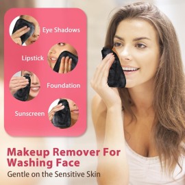 Makeup Remover Cloth, 6 x 6 Makeup Remover Towels Reusable Face Cloth for Washing Face, Makeup Remover Pads Microfiber Face Washcloth with Mesh Bag, 12 Pack, Grey Makeup Remover Cloth, 6 x 6 Makeup Remover Towels Reusable Face Cloth for Washing Face, Makeup Remover Pads Microfiber Face Washcloth with Mesh Bag, 12 Pack, Grey