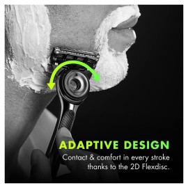 Gillette Labs Mens Razor with Exfoliating Bar, Shaving Kit for Men, Includes 1 Handle, 2 Razor Blade Refills, 1 Premium Magnetic Stand Gillette Labs Mens Razor with Exfoliating Bar, Shaving Kit for Men, Includes 1 Handle, 2 Razor Blade Refills, 1 Premium Magnetic Stand