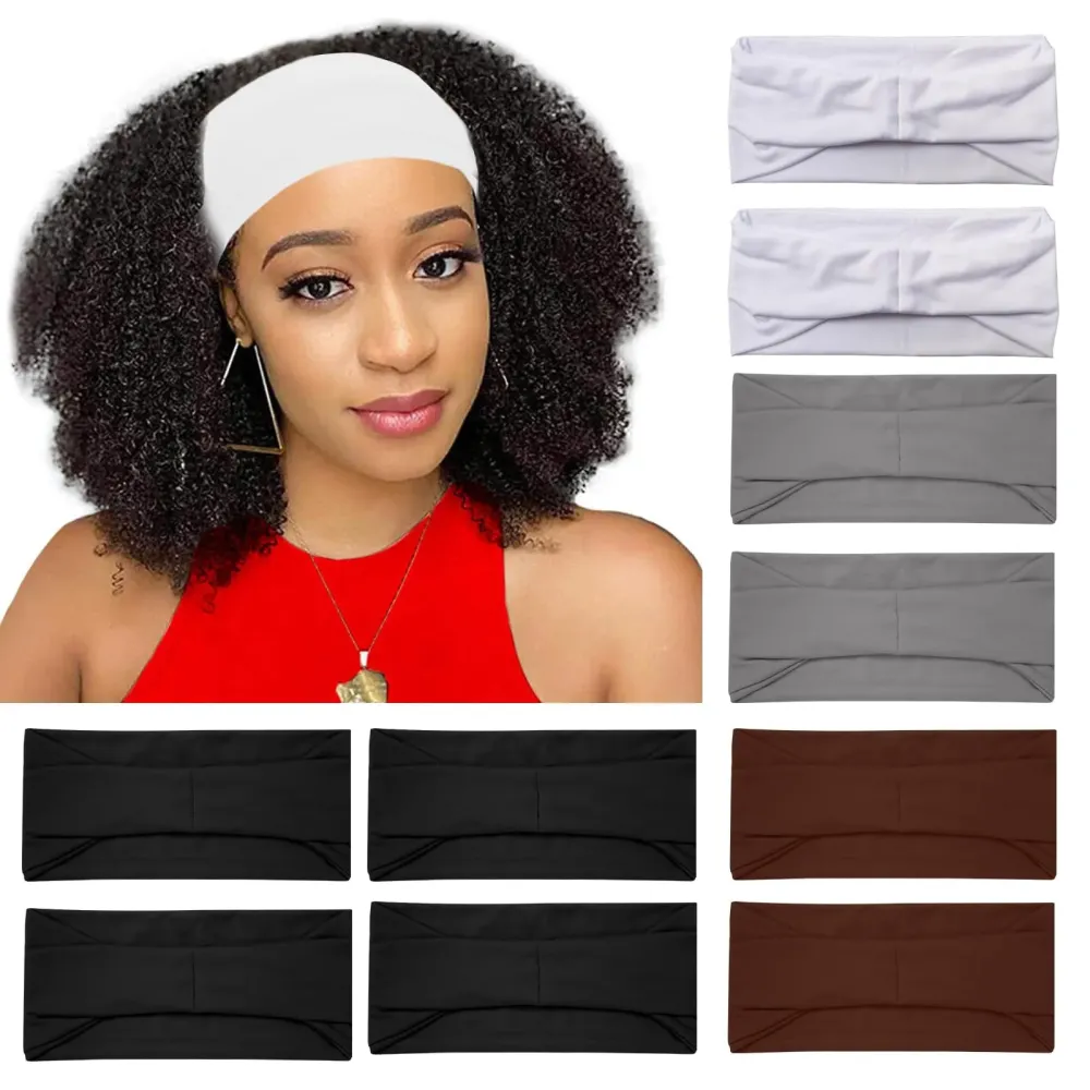 RITOPER Women\'s Wide Elastic Thick Turban Headbands, 10 Pack Black and White Yoga Workout Hair Wraps RITOPER Women\'s Wide Elastic Thick Turban Headbands, 10 Pack Black and White Yoga Workout Hair Wraps