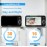 HelloBaby No WiFi Baby Monitor 5 Screen 30-Hour Battery Pan-Tilt-Zoom Video Upgrade with Camera and Audio, Night Vision, VOX, 2-Way Talk, 8 Lullabies and 1000ft Range