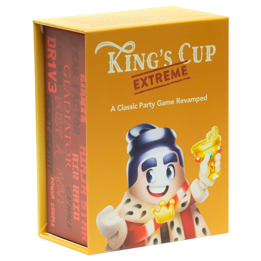 Lost Boy Entertainment Kings Cup Extreme - Party Games - Card Games for Adults - Date Night - Couples Games - Travel Games - Laugh Out Loud - TikTok Viral Lost Boy Entertainment Kings Cup Extreme - Party Games - Card Games for Adults - Date Night - Couples Games - Travel Games - Laugh Out Loud - TikTok Viral
