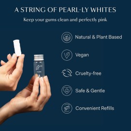 Better & Better Natural Floss in Refillable Glass Jar | Waxed & Zero Plastic Oral Care - 100% Plant-Based, Vegan, Eco and Non Toxic Dental Floss, 1 Spool Better & Better Natural Floss in Refillable Glass Jar | Waxed & Zero Plastic Oral Care - 100% Plant-Based, Vegan, Eco and Non Toxic Dental Floss, 1 Spool