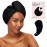 Kitsch Microfiber Hair Towel Wrap for Women - Microfiber Towel, Super Absorbent, Quick Dry, Anti-Frizz - for Long and Short Hairs, Turbans for Women, Hair Wrap - Black