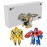 Transformers Playskool Primal Team-Up 3-Pack with Optimus Prime,Bumblebee, and Grimlock Converting Dinosaur Figures, 4.5-Inch Toys, Ages 3 and Up (Amazon Exclusive)