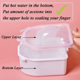 Nail Soaking Bowl, Gel Nail Polish Remover Kit, Manicure Bowl for Hand, Dip Powder Remover Tools, Nail Soak Off Bowl for Acrylic Nails, Nail Brush, Cuticle Pusher, Cuticle Peeler, 100180 Nail File, Nail Soaking Bowl, Gel Nail Polish Remover Kit, Manicure Bowl for Hand, Dip Powder Remover Tools, Nail Soak Off Bowl for Acrylic Nails, Nail Brush, Cuticle Pusher, Cuticle Peeler, 100180 Nail File,