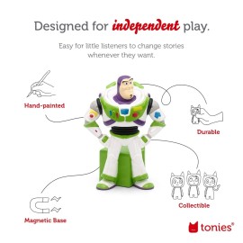 Tonies Buzz Lightyear Audio Toy Figurine from Disney and Pixar\'s Toy Story 2