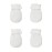 Newborn Baby No Scratch Mittens Stay On, 100% Cotton Breathable, Adjustable Infant Gloves for Baby Boys Girls Mittens