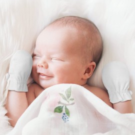 Newborn Baby No Scratch Mittens Stay On, 100% Cotton Breathable, Adjustable Infant Gloves for Baby Boys Girls Mittens Newborn Baby No Scratch Mittens Stay On, 100% Cotton Breathable, Adjustable Infant Gloves for Baby Boys Girls Mittens