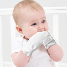 Newborn Baby No Scratch Mittens Stay On, 100% Cotton Breathable, Adjustable Infant Gloves for Baby Boys Girls Mittens Newborn Baby No Scratch Mittens Stay On, 100% Cotton Breathable, Adjustable Infant Gloves for Baby Boys Girls Mittens
