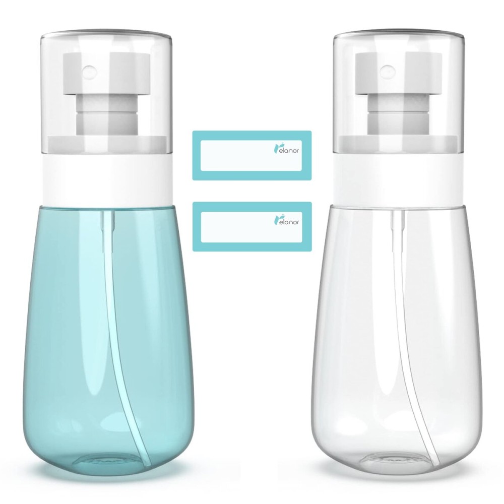 RELANOR Pack 2 Small Spray Bottle Travel Size 3.39oz/100ml - PETG Mist Spray Bottle Travel - Travel Spray Bottle Leak Proof - Mini Travel Sized Spray Bottles for Toners, Face & Hair Mist RELANOR Pack 2 Small Spray Bottle Travel Size 3.39oz/100ml - PETG Mist Spray Bottle Travel - Travel Spray Bottle Leak Proof - Mini Travel Sized Spray Bottles for Toners, Face & Hair Mist