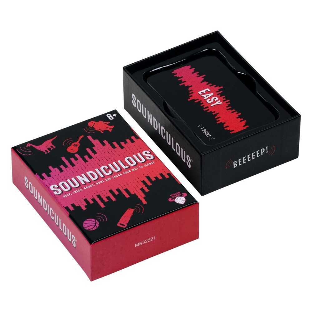 Soundiculous - Moose Games: The Hilarious Pocketsize Party Game of Ridiculous Sounds That Gets The Whole Family Laughing Soundiculous - Moose Games: The Hilarious Pocketsize Party Game of Ridiculous Sounds That Gets The Whole Family Laughing