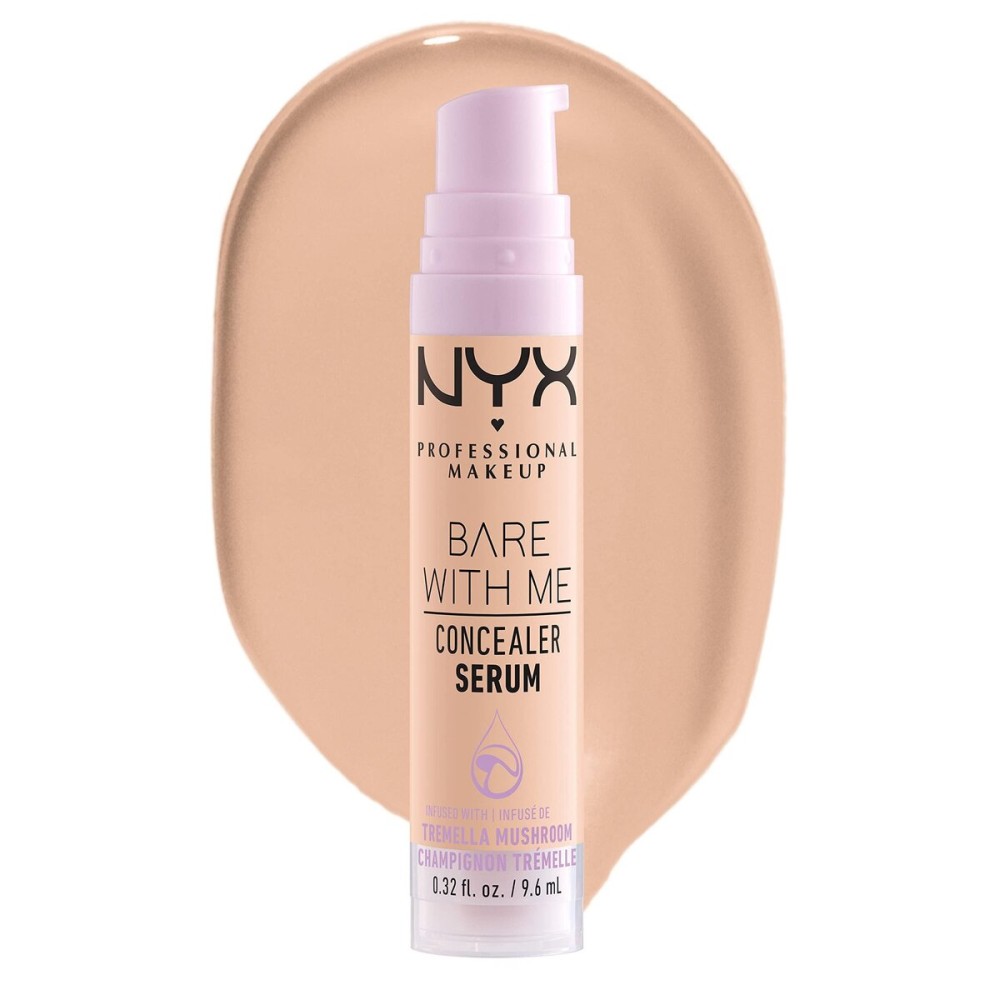 NYX PROFESSIONAL MAKEUP Bare With Me Concealer Serum, Concealer Makeup For Up To 24Hr Hydration - Vanilla NYX PROFESSIONAL MAKEUP Bare With Me Concealer Serum, Concealer Makeup For Up To 24Hr Hydration - Vanilla